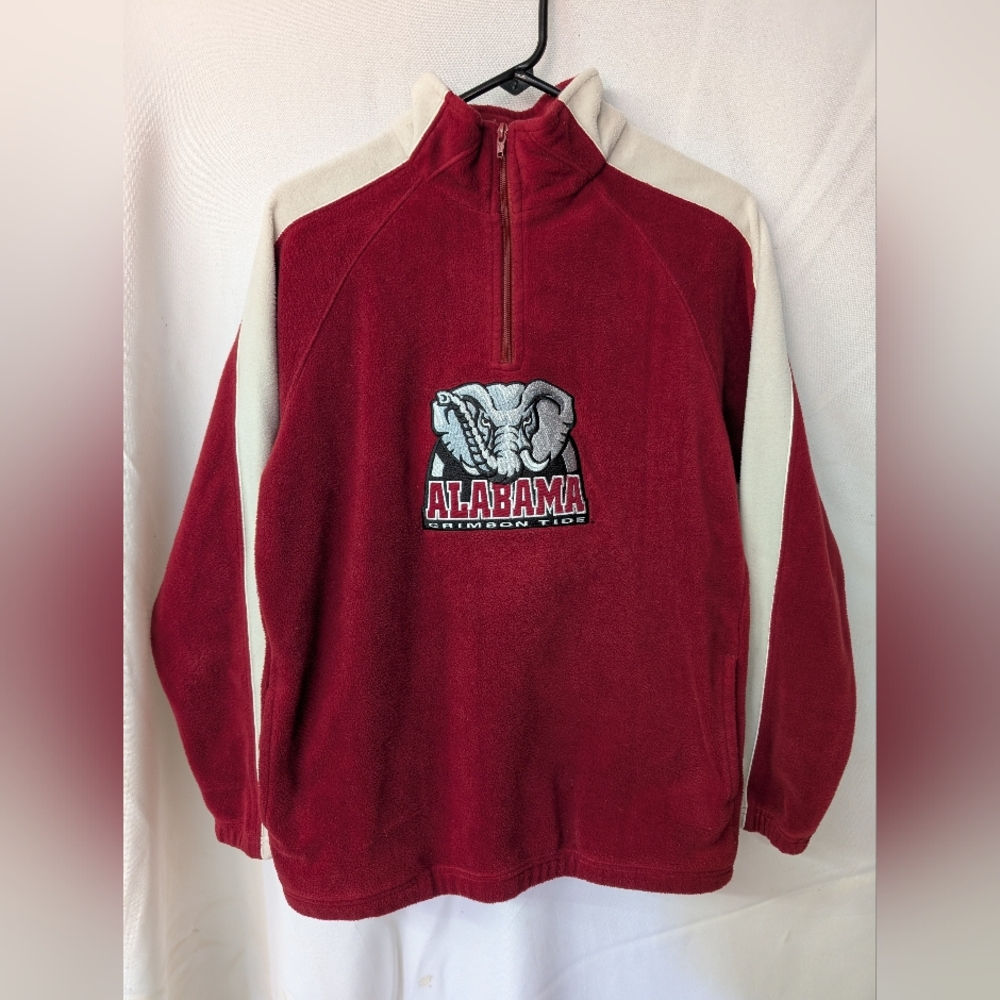 Vintage Alabama Crimson Tide Red and Cream Boys Pullover Jacket